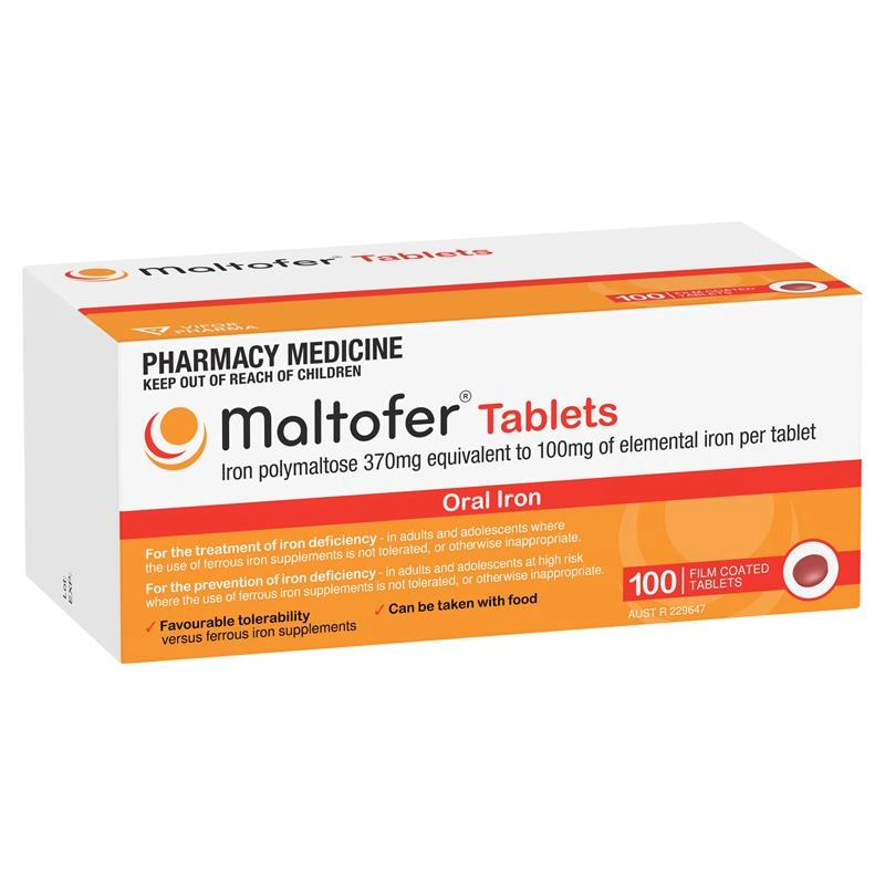 Maltofer Oral Iron 100mg 100 Tablets