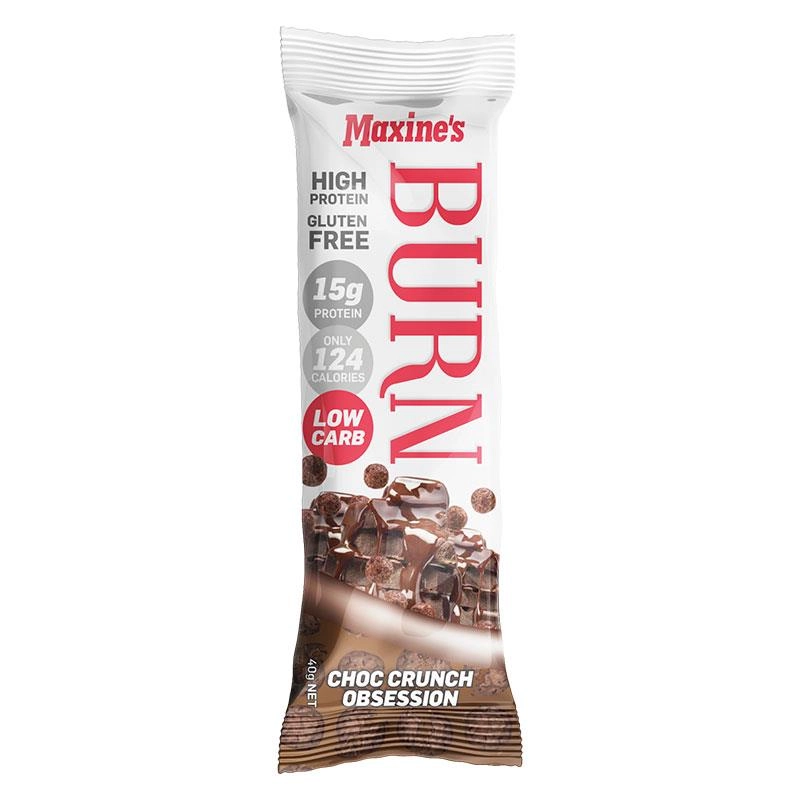 Maxine’s Burn Bar Choc Crunch Obsession 40g