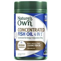 Nature’s Own Concentrated Fish Oil 4 In 1 180 Capsules