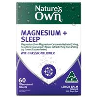 Nature’s Own Magnesium + Sleep Effervescent 60 Tablets