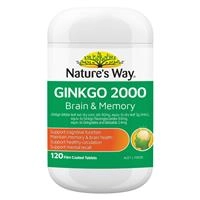 Nature’s Way Ginkgo Biloba 2000 Brain & Memory 120 Tablets