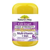 Nature’s Way Kids Smart High Strength Vita Gummies Multi-Vitamin + Iron 40 Pastilles