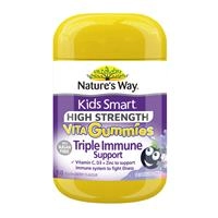 Nature’s Way Kids Smart High Strength Vita Gummies Triple Immune Support 50 Pastilles