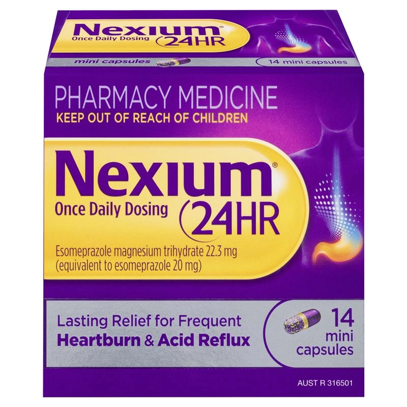 Nexium 24hr 20mg 14 Mini Capsules