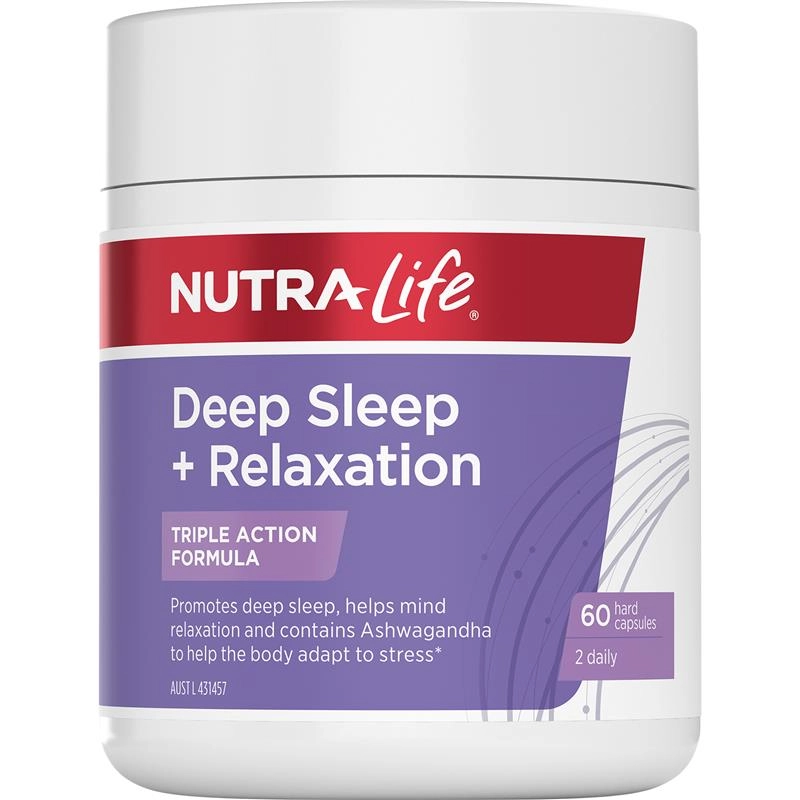 Nutra-Life Deep Sleep + Relaxation 60 Capsules