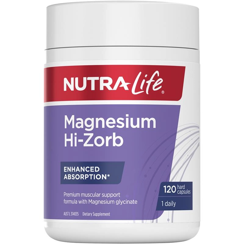 Nutra-Life Magnesium Hi-Zorb 120 Capsules