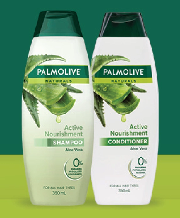 Palmolive Naturals Active Nourishment Shampoo or Conditioner Aloe Vera 350ml