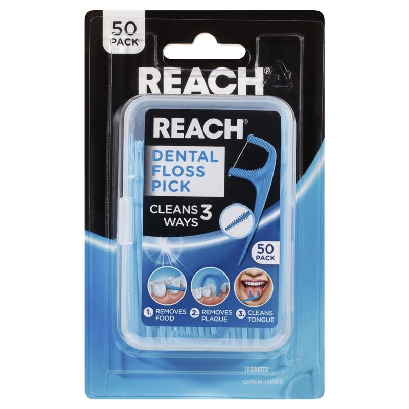 Reach Dental Floss Picks 50 Pack