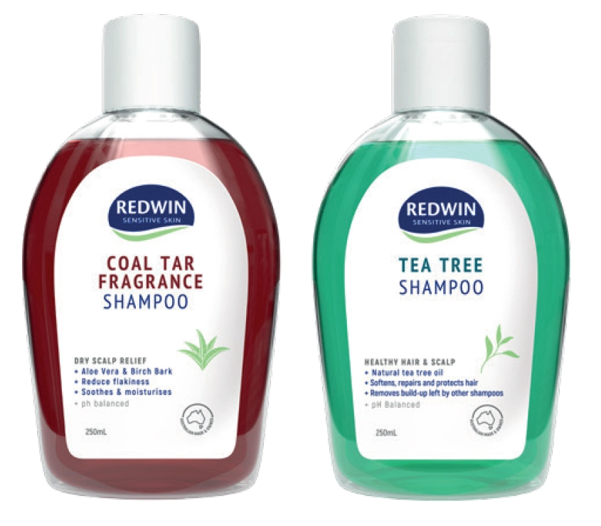 Redwin Coal Tar Fragrance or Tea Tree Shampoo 250ml