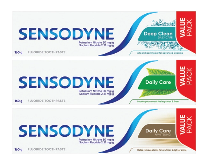 Sensodyne Toothpaste 160g Exclusive Size Assorted Variants