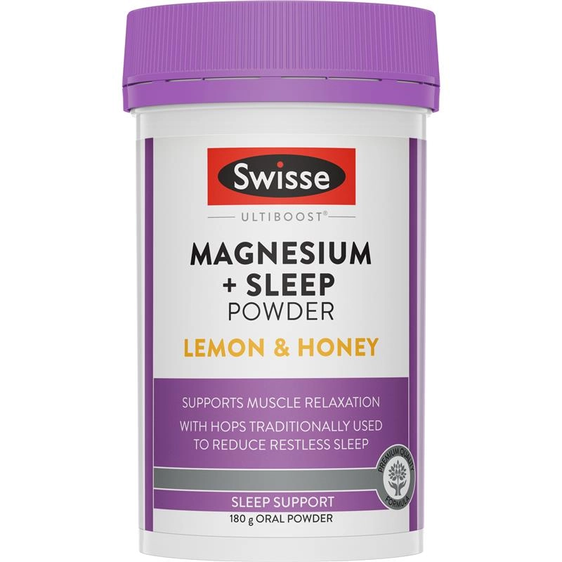 Swisse Ultiboost Magnesium + Sleep Powder 180g Oral Powder