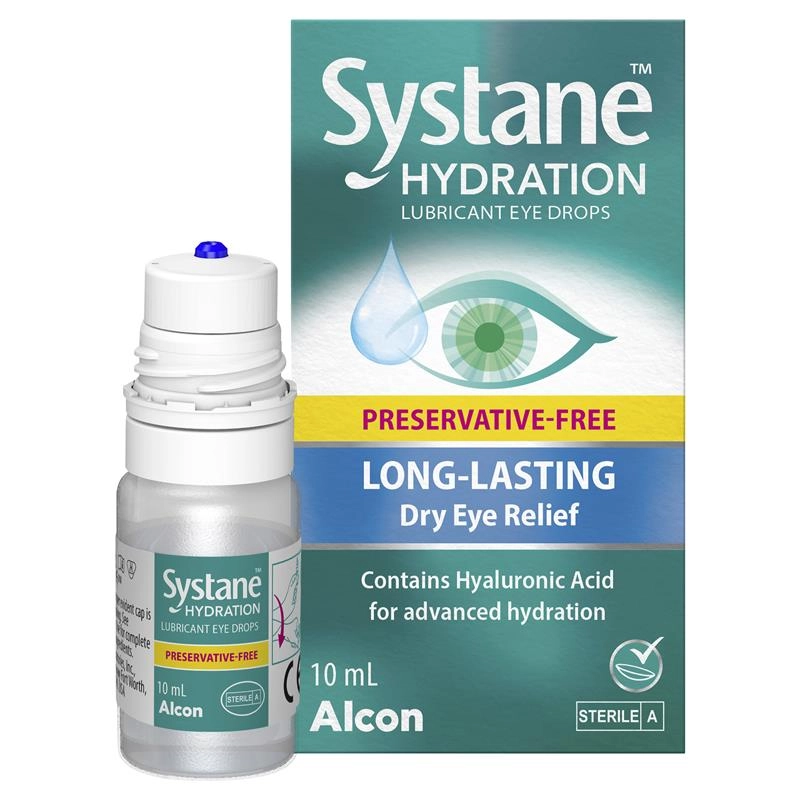 Systane Hydration Preservative Free Lubricant Eye Drops 10ml