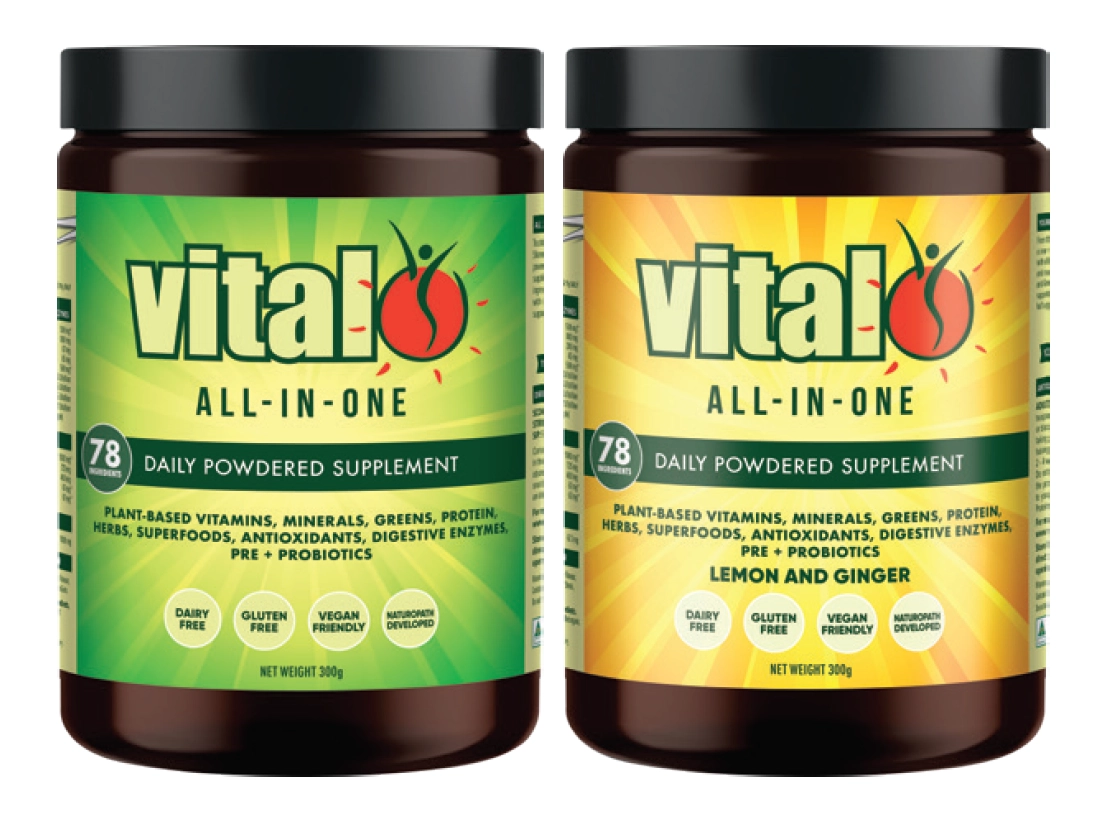 Vital All-In-One Powder or Lemon & Ginger Powder 300g