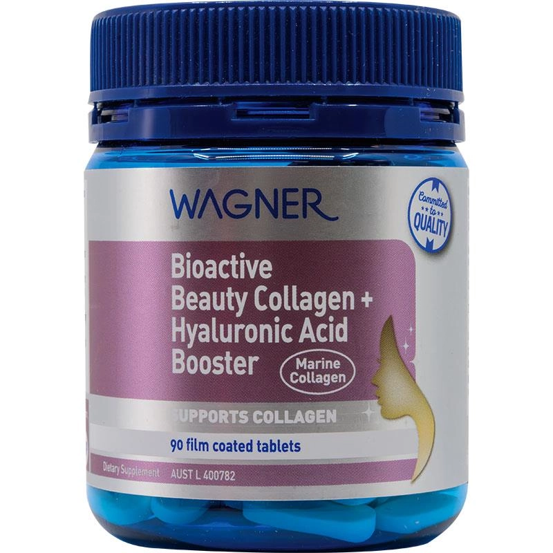 Wagner Bioactive Beauty Collagen + Hyaluronic Acid Booster 90 Tablets