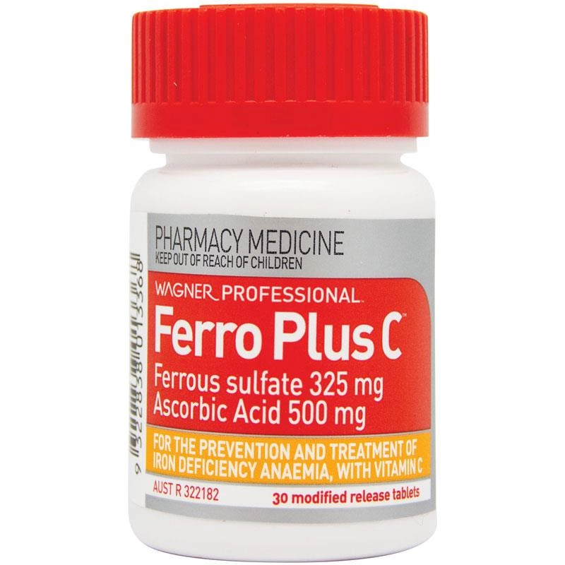 Wagner Professional Ferro Plus C 30 Tablets