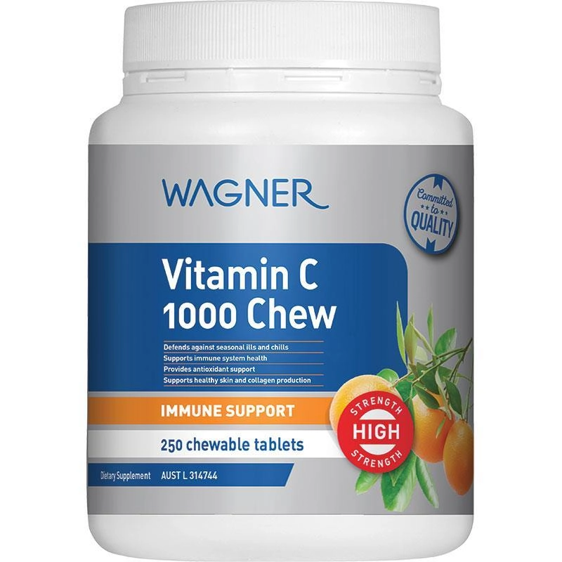 Wagner Vitamin C 1000 250 Chewable Tablets