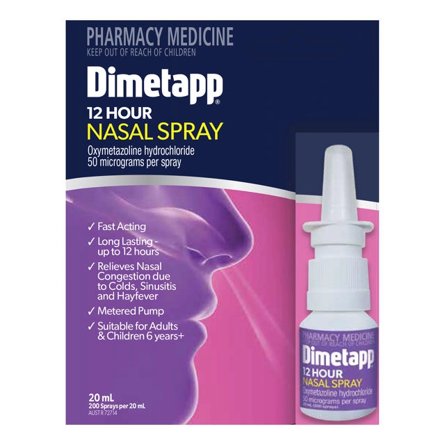 Dimetapp 12 Hour Nasal Spray 20ml