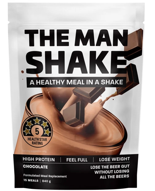 The Man Shake Meal Replacement Chocolate 840g