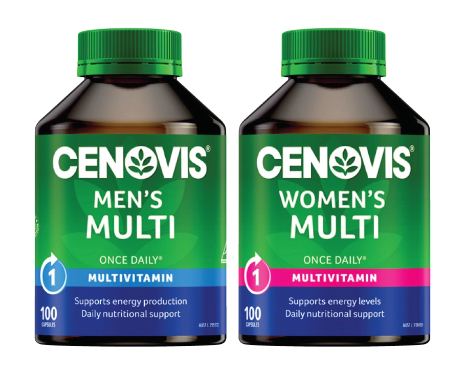 Cenovis Once Daily Men's or Women's Multi 100 Capsules