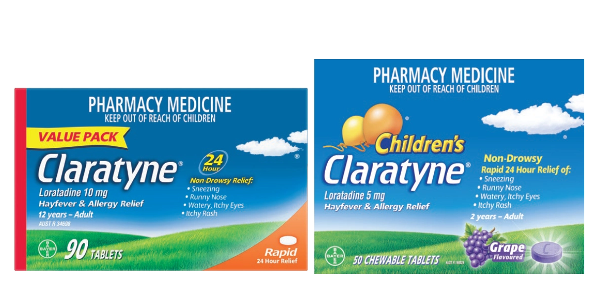 Claratyne Loratadine Range