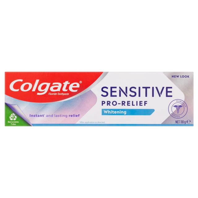 Colgate Sensitive Pro Relief + Whitening Toothpaste 110g