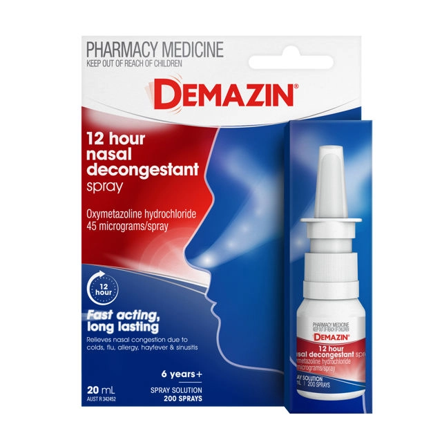 Demazin 12 hour Decongestant Nasal Spray 20ml