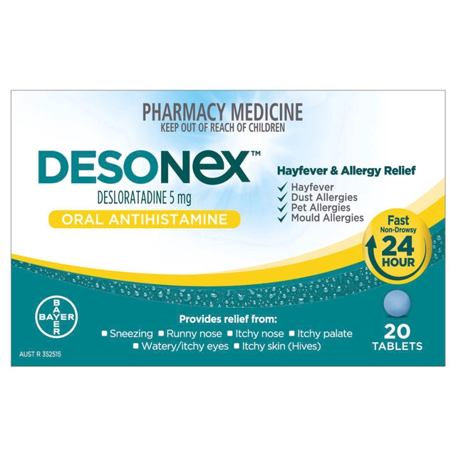 Desonex Desloratadine 5mg 20 Tablets