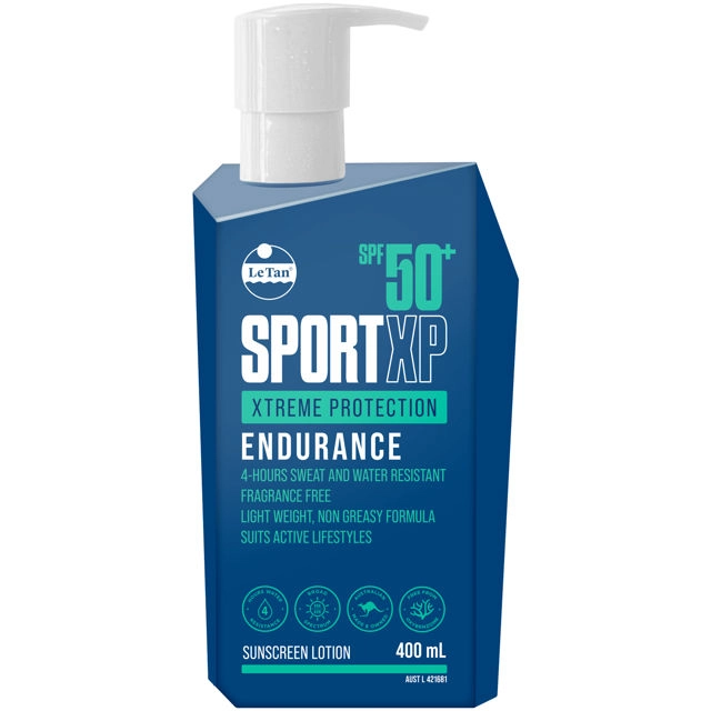 Le Tan SPF50+ SportXP Xtreme Protection Endurance Sunscreen 400ml