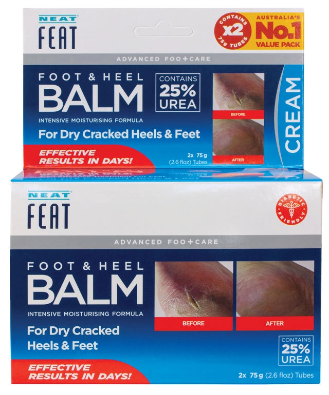 Neat Feat Foot & Heel Balm 75g 2 Pack