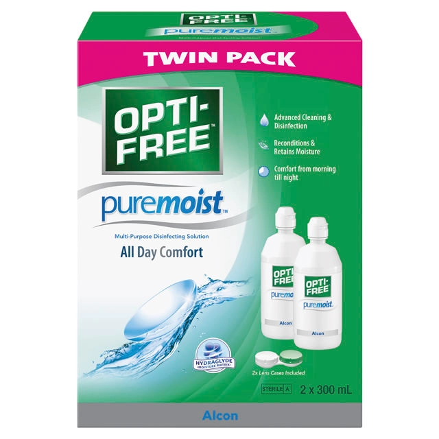 Opti-Free PureMoist Twin Pack 2 x 300ml