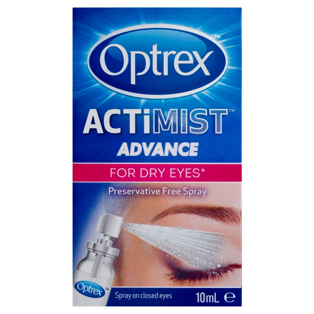 Optrex ActiMist Advance Preservative Free Spray 10ml