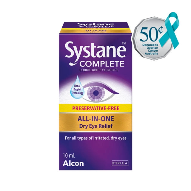 Systane Complete Multi-Dose Preservative-Free Lubricant Eye Drops 10ml