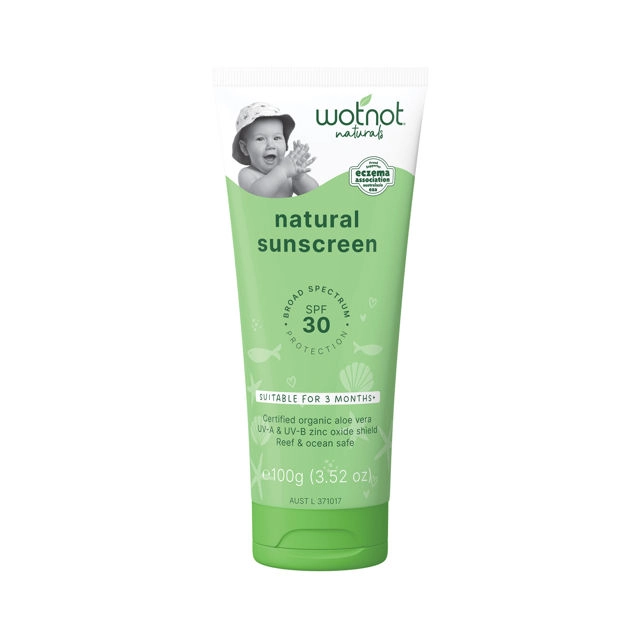 Wotnot Naturals Natural Sunscreen SPF50+ 100g