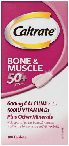 Caltrate Bone & Muscle 50+ Years 100 Tablets