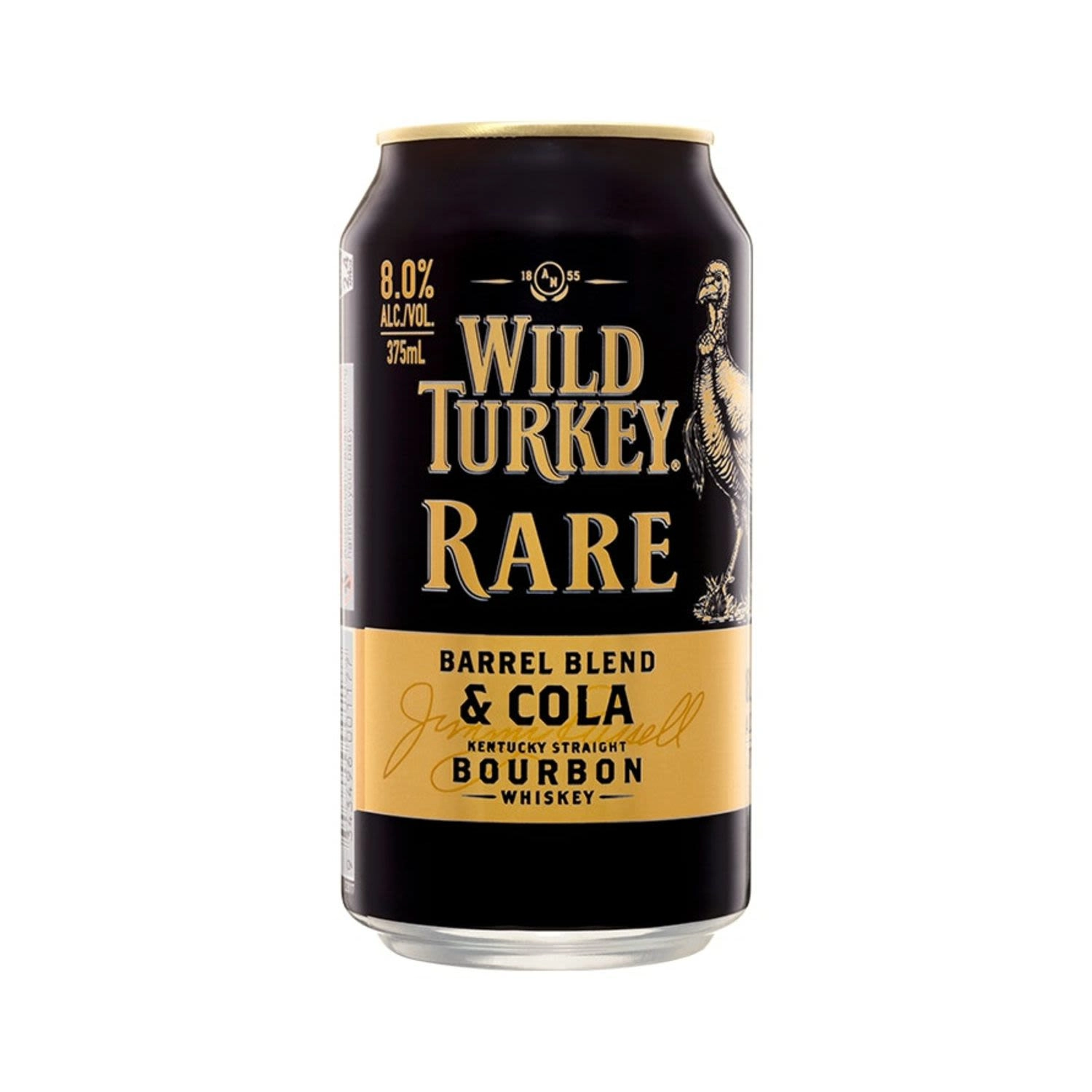 Wild Turkey Rare & Cola 8% Premix Cans 375ml