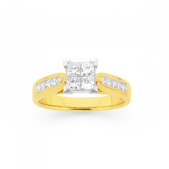 18ct Gold Diamond Engagement Ring