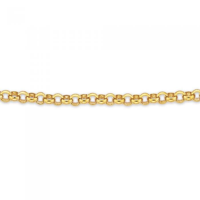 9ct Gold 50cm Solid Belcher Chain