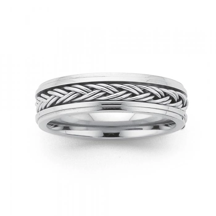 Stainless SSteel Multi Ridge Gents Ring