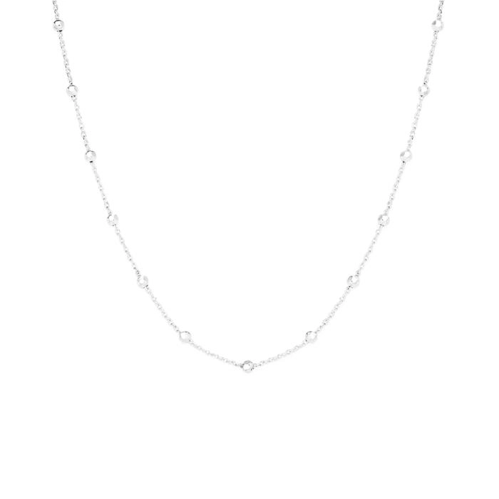 Sterling Silver 45cm Multi Ball Cable Chain