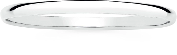 Sterling Silver 45mm Child's Bangle