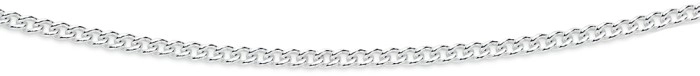 Sterling Silver 55cm Italian Curb Chain