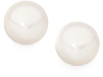 Sterling Silver 6mm White Fresh Water Pearl Studs