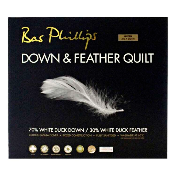 Bas Phillips 70/30 Duck Down Feather Quilt Queen