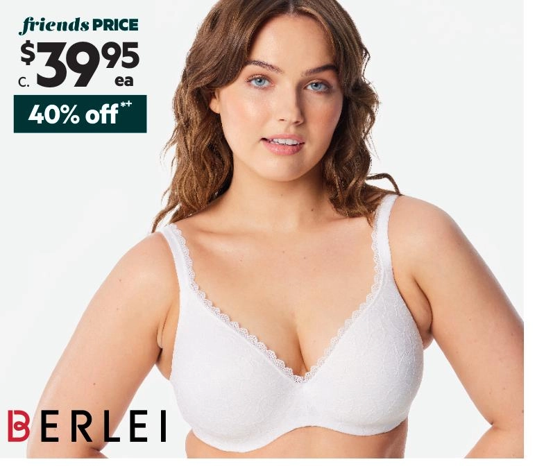 Berlei Women's Barely There Lace Bra White