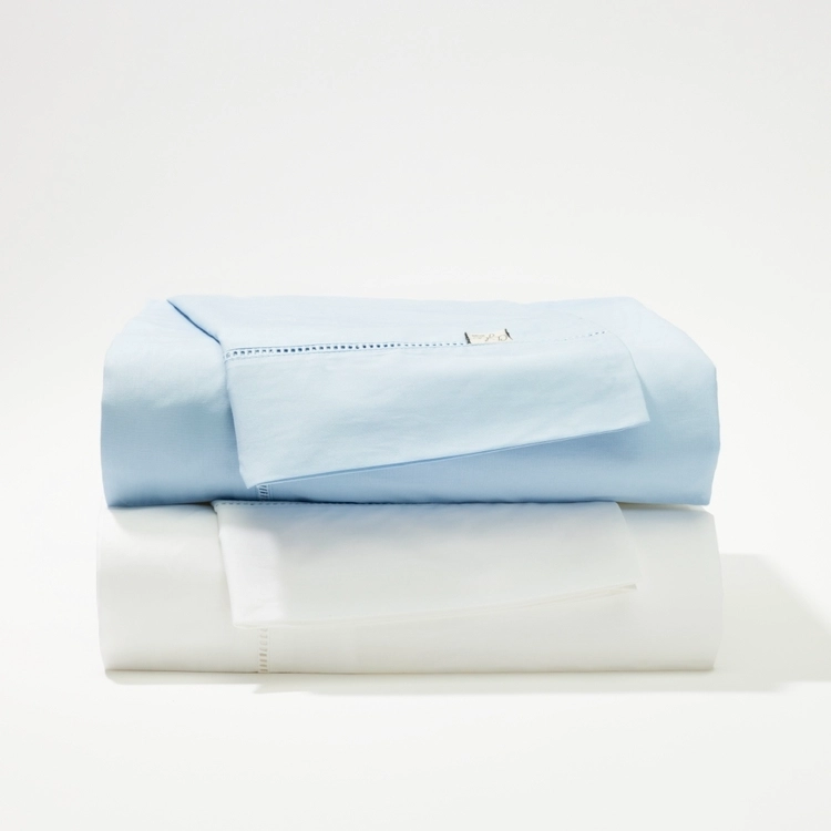 Chyka Home Everly Cotton Sheet Set Blue