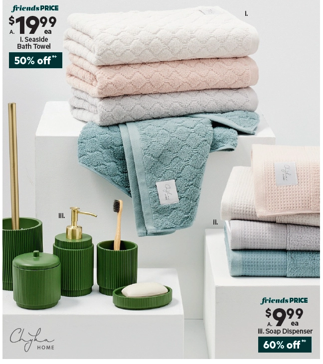 Chyka Home Seaside Towel Collection Blush