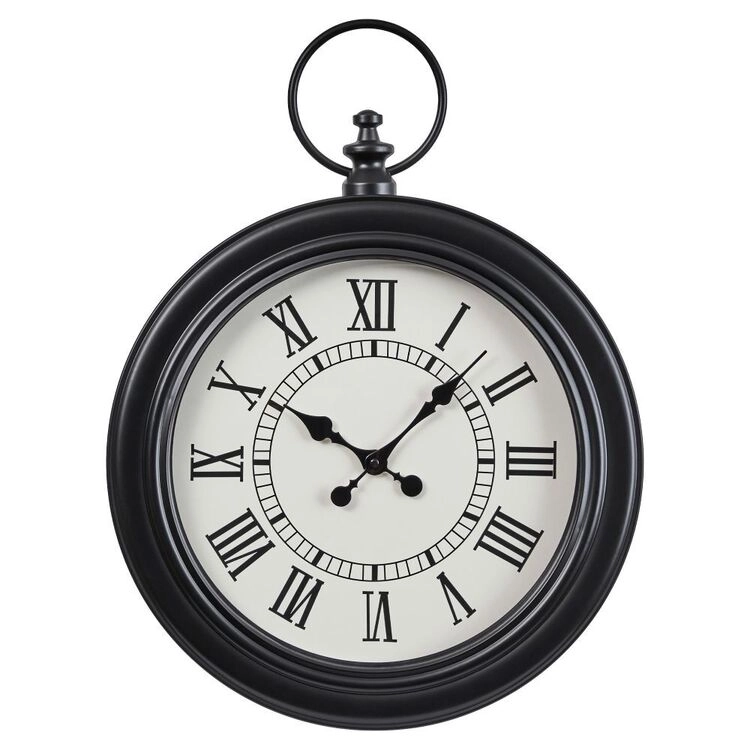 Cooper & Co Ellie 60 cm Wall Clock Black