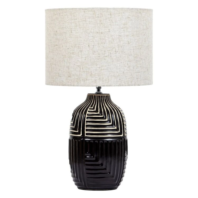 Cooper & Co Harvey 51 cm Table Lamp Black