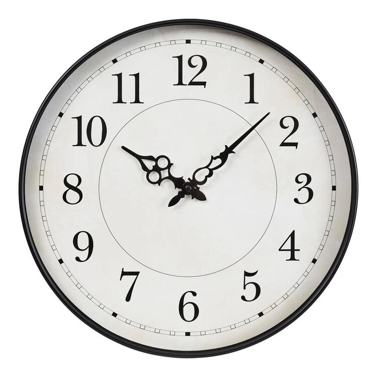 Cooper & Co Marley 40 cm Clock Black