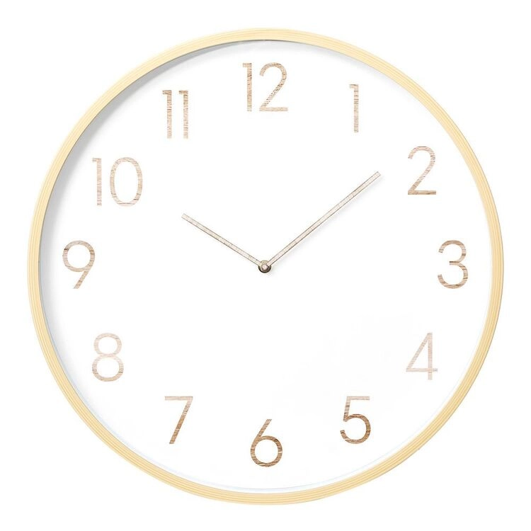 Cooper & Co Masa Wall Clock 51 cm White 51 cm